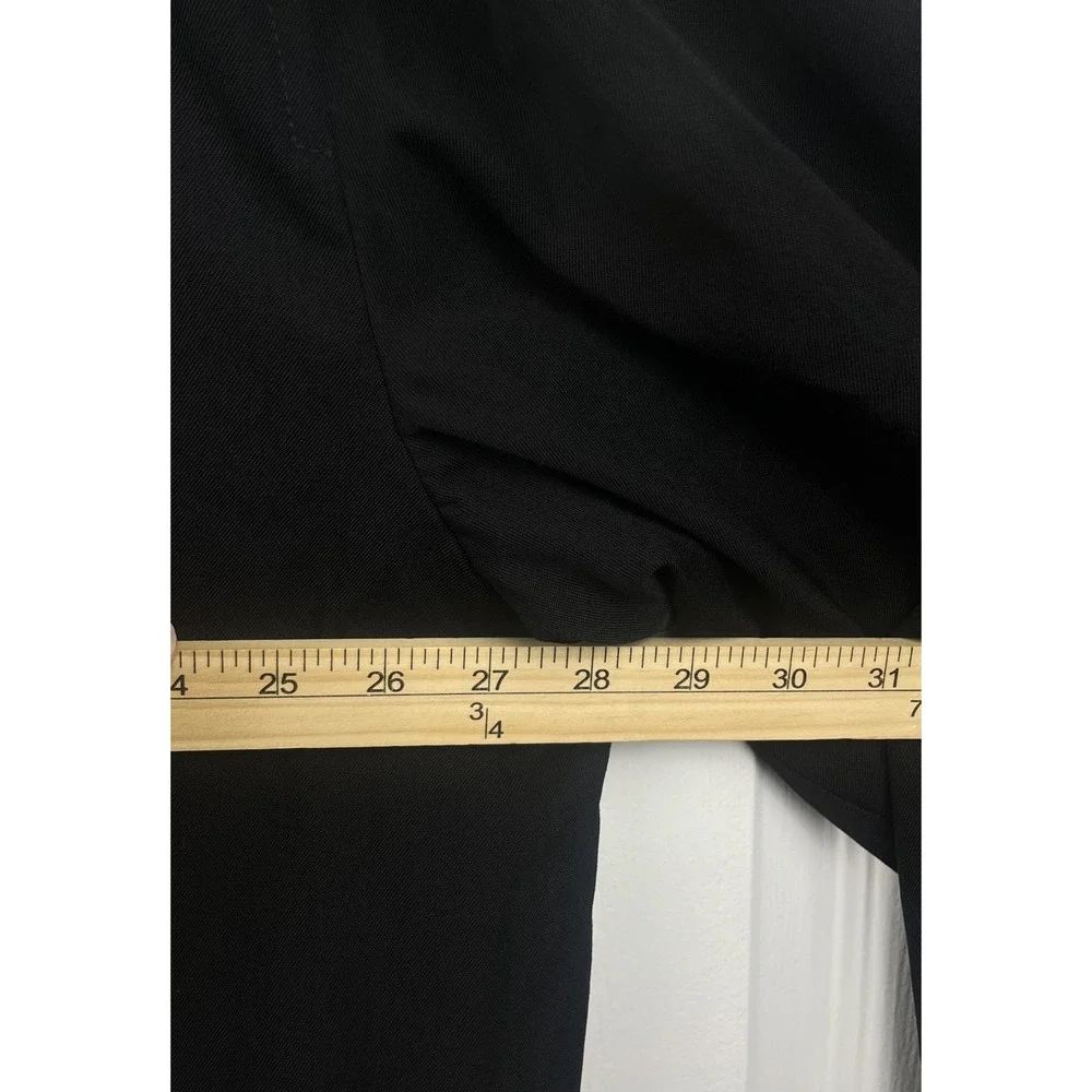 Hugo Boss Coat Mens 54 XL Black Wool Blend SIMA-W Made Portugal Detachable Liner